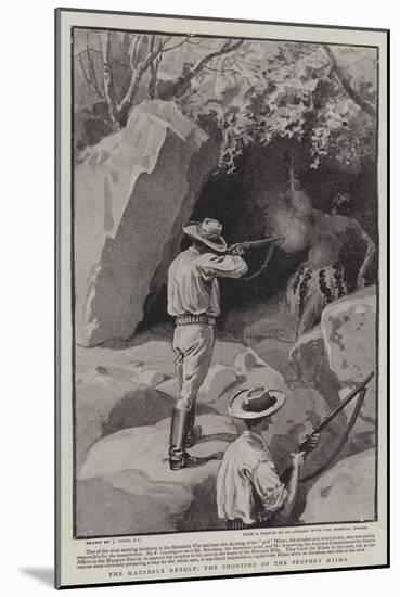 The Matabele Revolt, the Shooting of the Prophet Mlimo-Joseph Nash-Mounted Giclee Print