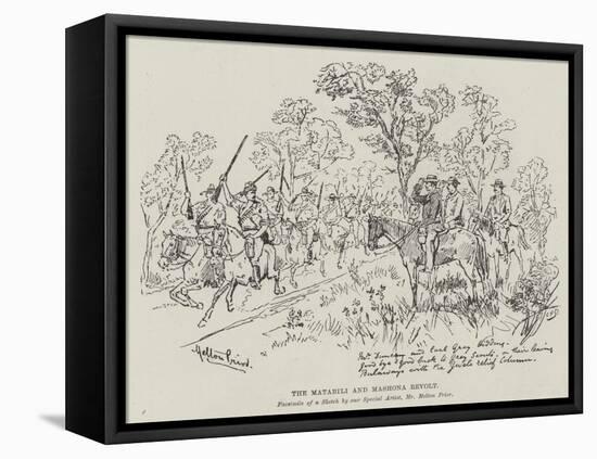 The Matabili and Mashona Revolt-Melton Prior-Framed Stretched Canvas