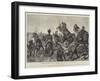 The Matabili Insurrection, Defeat of the Rebels Between Movene Kraal and Gwelo on 9 May-Richard Caton Woodville II-Framed Giclee Print