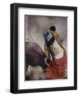 The Matador-Joshua Schicker-Framed Premium Giclee Print