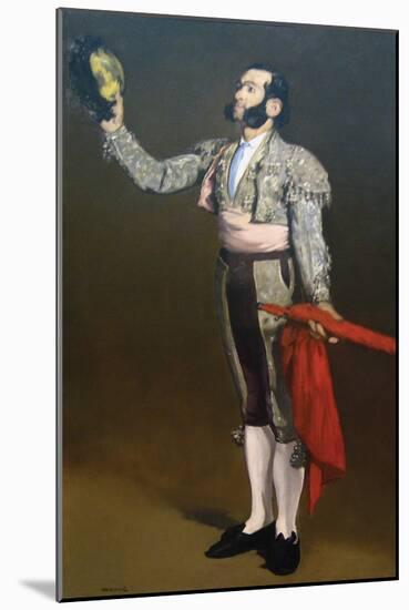 The Matador-Edouard Manet-Mounted Art Print