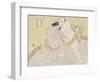 The Match Between Tanikaze Kajinosuke and Kimenzan Tanigoro-Katsukawa Shunsho-Framed Giclee Print