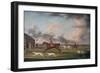 The Match Between the Hounds at Newmarket, 1762-Francis Sartorius-Framed Giclee Print