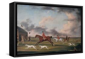 The Match Between the Hounds at Newmarket, 1762-Francis Sartorius-Framed Stretched Canvas