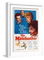 The Matchmaker, from Left: Anthony Perkins, Paul Ford, Shirley Booth, Shirley Maclaine, 1958-null-Framed Art Print