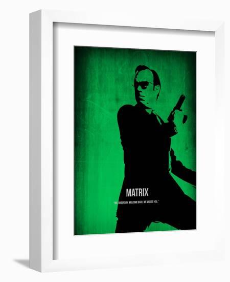 The Matrix Agent Smith-NaxArt-Framed Art Print