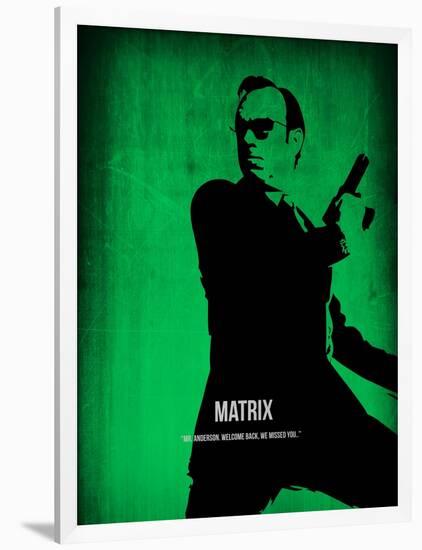 The Matrix Agent Smith-NaxArt-Framed Art Print