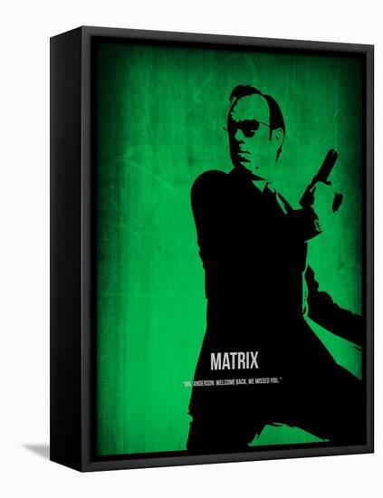 The Matrix Agent Smith-NaxArt-Framed Stretched Canvas