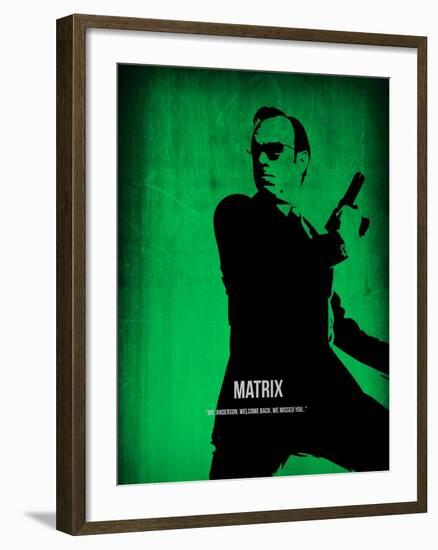 The Matrix Agent Smith-NaxArt-Framed Art Print