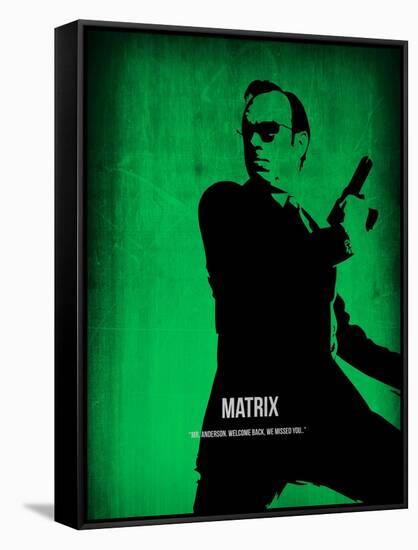 The Matrix Agent Smith-NaxArt-Framed Stretched Canvas