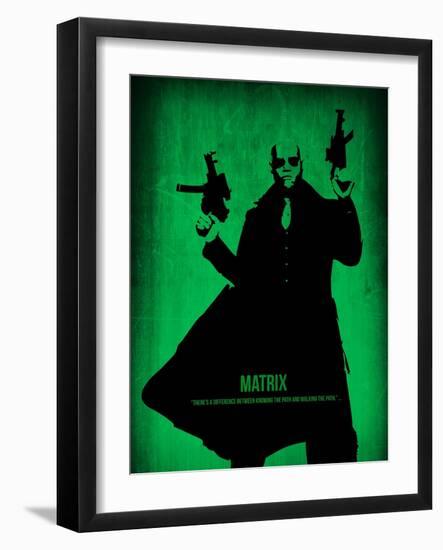 The Matrix Morpheus-NaxArt-Framed Art Print