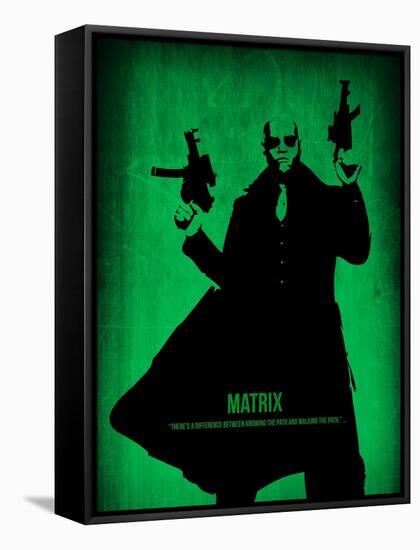 The Matrix Morpheus-NaxArt-Framed Stretched Canvas