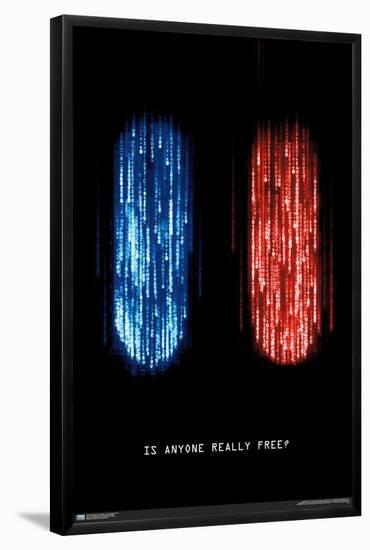 The Matrix: Resurrections - Is Anyone Really Free-Trends International-Framed Poster