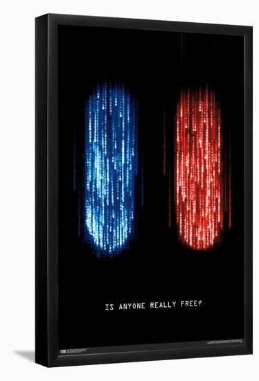 The Matrix: Resurrections - Is Anyone Really Free-Trends International-Framed Poster