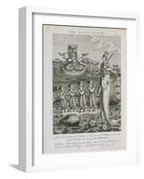 The Matsya Avatar, or the First Incarnation of Vishnu in the Form of a Fish-null-Framed Giclee Print