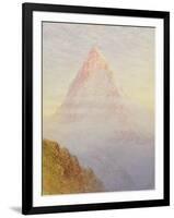 The Matterhorn, 1870-William Gersham Collingwood-Framed Giclee Print