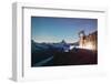 The Matterhorn, 4478M, and Gornergrat Observatory-Christian Kober-Framed Photographic Print