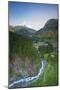 The Matterhorn, 4478M, and Zermatt, Valais, Swiss Alps, Switzerland, Europe-Christian Kober-Mounted Photographic Print