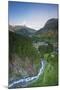 The Matterhorn, 4478M, and Zermatt, Valais, Swiss Alps, Switzerland, Europe-Christian Kober-Mounted Photographic Print