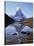 The Matterhorn, 4478M, from the East, Over Riffel Lake, Swiss Alps, Switzerland-Ursula Gahwiler-Stretched Canvas