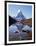 The Matterhorn, 4478M, from the East, Over Riffel Lake, Swiss Alps, Switzerland-Ursula Gahwiler-Framed Photographic Print