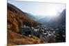 The Matterhorn, 4478m, in autumn, Zermatt, Valais, Swiss Alps, Switzerland, Europe-Christian Kober-Mounted Photographic Print