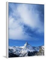 The Matterhorn, 4478M, Valais, Swiss Alps, Switzerland-Hans Peter Merten-Framed Photographic Print