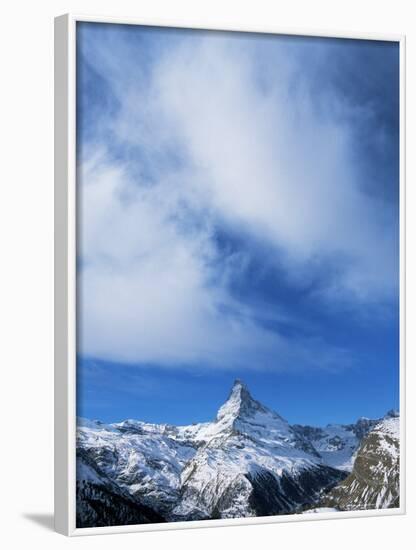 The Matterhorn, 4478M, Valais, Swiss Alps, Switzerland-Hans Peter Merten-Framed Photographic Print