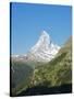 The Matterhorn, 4478M, Zermatt, Valais, Swiss Alps, Switzerland, Europe-Christian Kober-Stretched Canvas