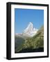 The Matterhorn, 4478M, Zermatt, Valais, Swiss Alps, Switzerland, Europe-Christian Kober-Framed Photographic Print