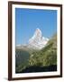 The Matterhorn, 4478M, Zermatt, Valais, Swiss Alps, Switzerland, Europe-Christian Kober-Framed Photographic Print