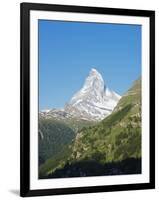 The Matterhorn, 4478M, Zermatt, Valais, Swiss Alps, Switzerland, Europe-Christian Kober-Framed Photographic Print