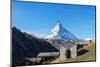 The Matterhorn, 4478m, Zermatt, Valais, Swiss Alps, Switzerland, Europe-Christian Kober-Mounted Photographic Print