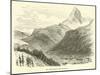 The Matterhorn and Zermatt-null-Mounted Giclee Print