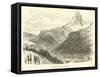 The Matterhorn and Zermatt-null-Framed Stretched Canvas