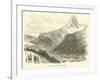 The Matterhorn and Zermatt-null-Framed Giclee Print