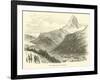 The Matterhorn and Zermatt-null-Framed Giclee Print