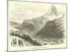 The Matterhorn and Zermatt-null-Mounted Giclee Print