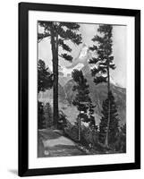 The Matterhorn as Seen from the Riffel Path, the Alps, 20th Century-null-Framed Giclee Print