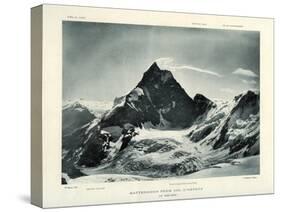 The Matterhorn from the Col D'Herens, Switzerland, C1900-J Brunner-Stretched Canvas