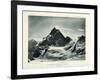 The Matterhorn from the Col D'Herens, Switzerland, C1900-J Brunner-Framed Giclee Print