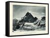 The Matterhorn from the Col D'Herens, Switzerland, C1900-J Brunner-Framed Stretched Canvas