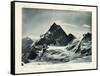 The Matterhorn from the Col D'Herens, Switzerland, C1900-J Brunner-Framed Stretched Canvas