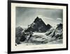 The Matterhorn from the Col D'Herens, Switzerland, C1900-J Brunner-Framed Giclee Print