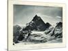 The Matterhorn from the Col D'Herens, Switzerland, C1900-J Brunner-Stretched Canvas