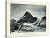 The Matterhorn from the Col D'Herens, Switzerland, C1900-J Brunner-Stretched Canvas