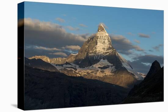 The Matterhorn in Swiss Alps seen from beside Gorner Glacier, Valais, Switzerland-Alex Treadway-Stretched Canvas
