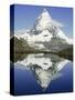 The Matterhorn Mountain, Valais (Wallis), Swiss Alps, Switzerland, Europe-Charles Bowman-Stretched Canvas