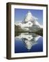 The Matterhorn Mountain, Valais (Wallis), Swiss Alps, Switzerland, Europe-Charles Bowman-Framed Photographic Print