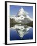 The Matterhorn Mountain, Valais (Wallis), Swiss Alps, Switzerland, Europe-Charles Bowman-Framed Photographic Print